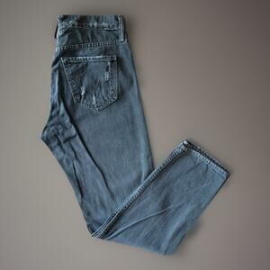 Mother Cheeky Jeans Women's 30 Gray Distressed Boho Party New York Designer